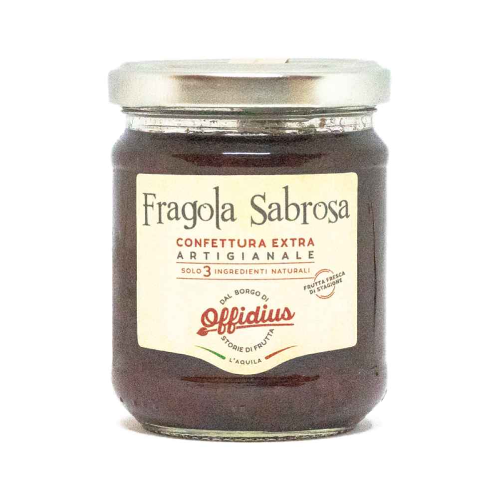 "OFFIDIUS"CONFETTURA EXTRA DI FRAGOLA SABROSA