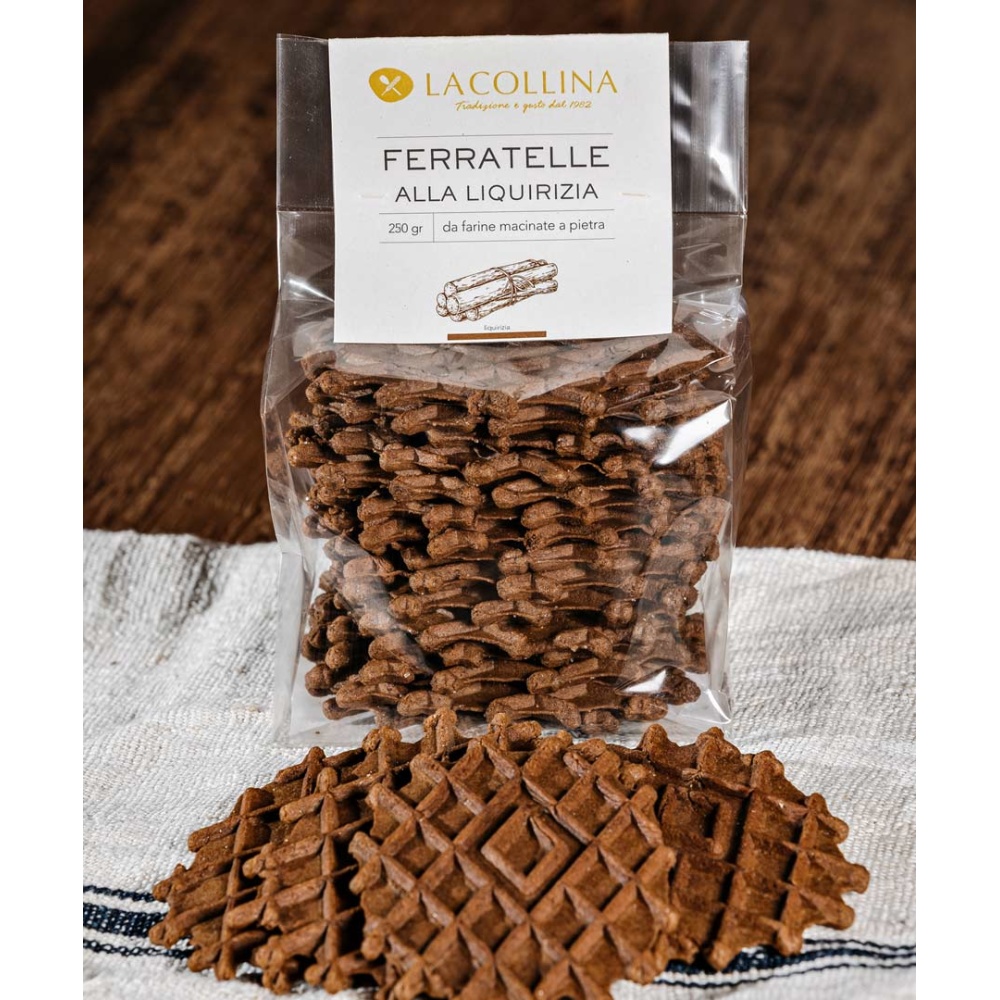 LA COLLINA-FERRATELLE ARTIGIANALI ALLA LIQUIRIZIA 220 GR.