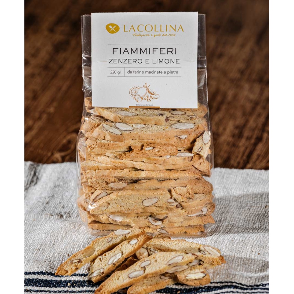 LA COLLINA-FIAMMIFERI ZENZERO E LIMONE 220 GR.