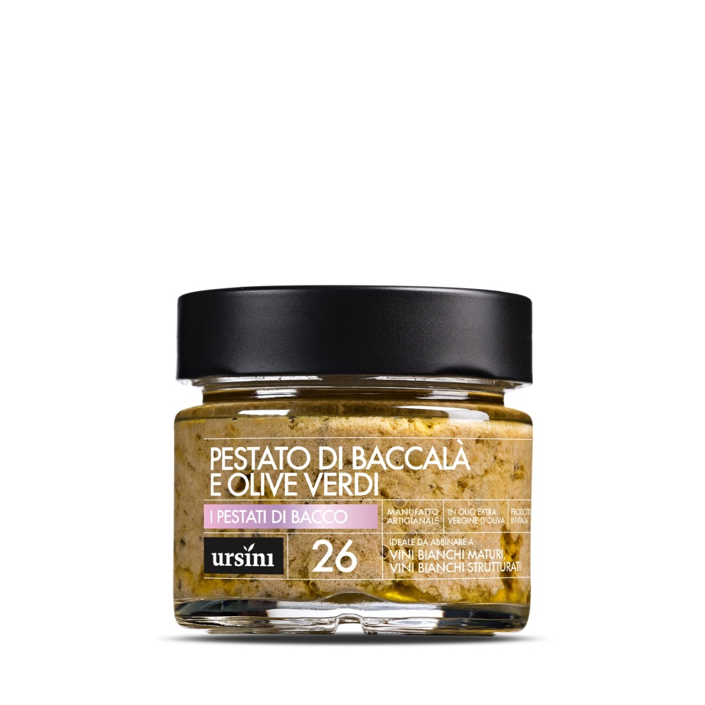 "URSINI" PESTATO DI BACCALÀ E OLIVE VERDI