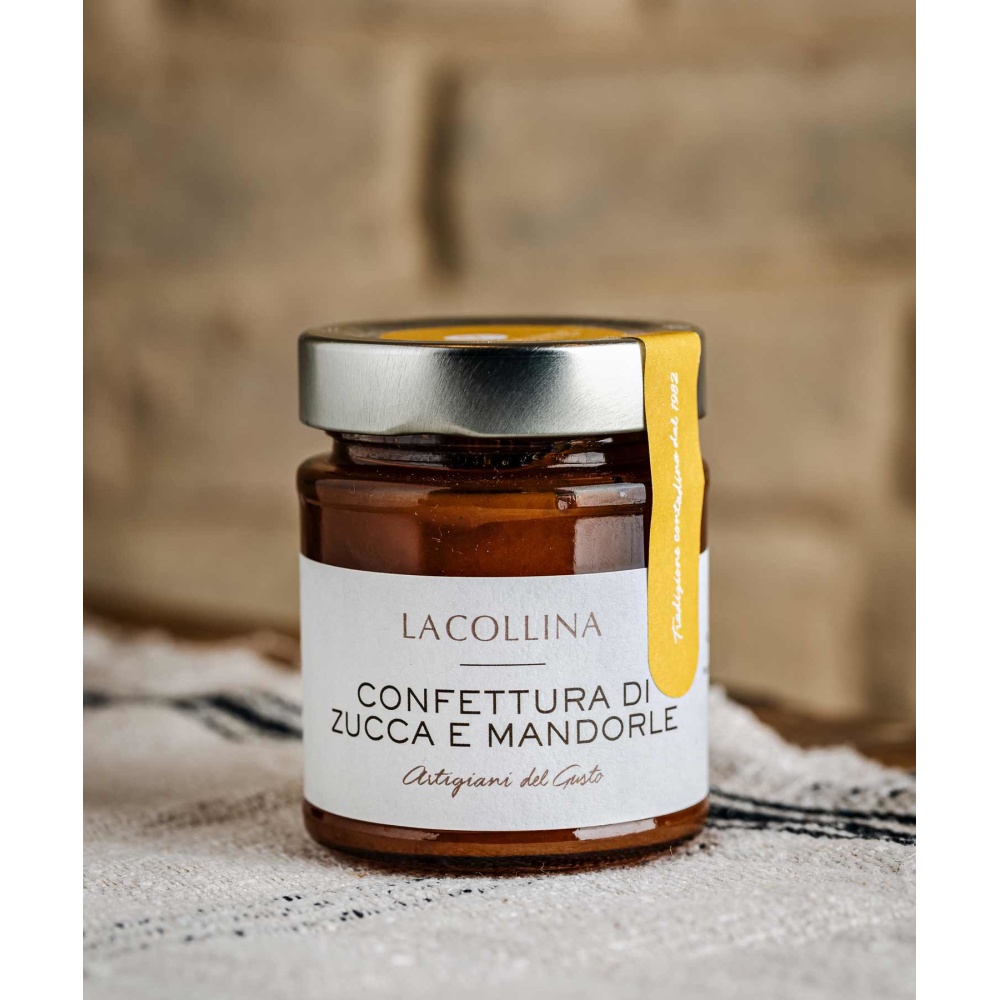 LA COLLINA-CONFETTURA ARTIGIANALE ZUCCA E MANDORLE 220 GR