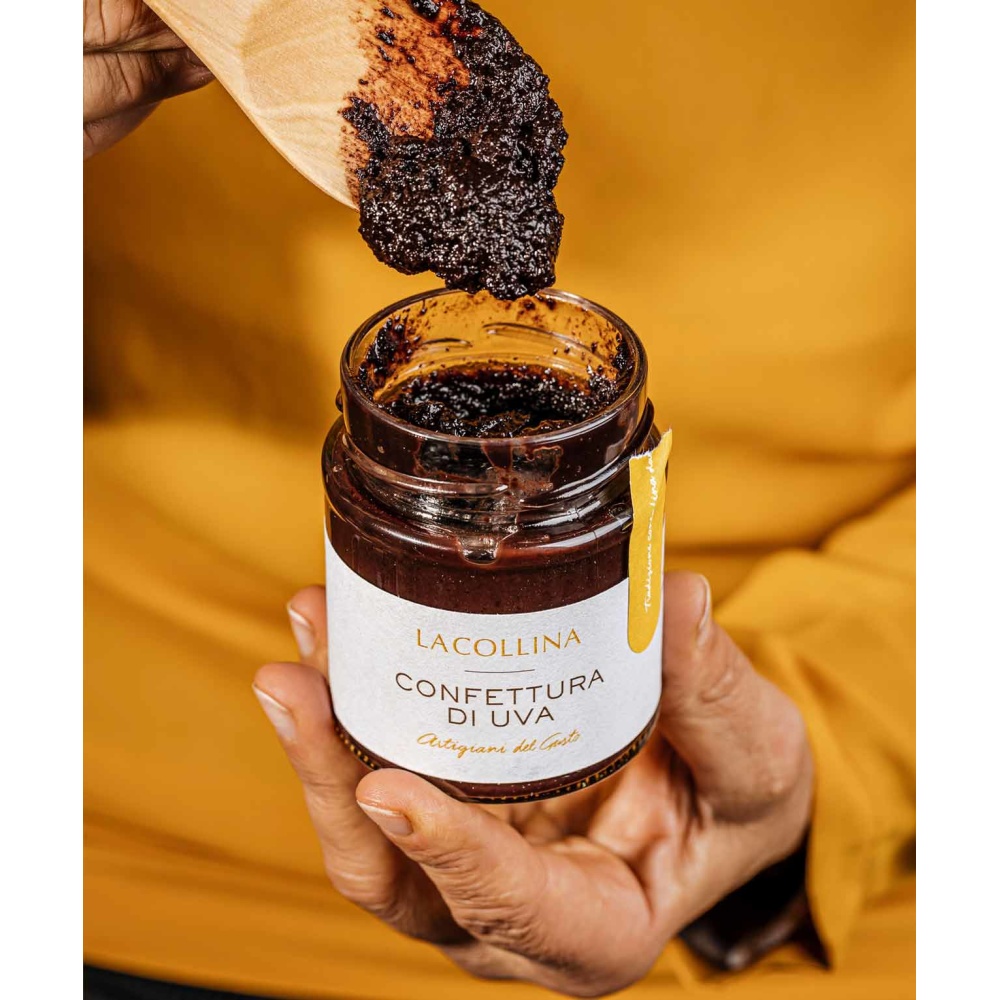 LA COLLINA-CONFETTURA DI UVA ARTIGIANALE (MONTEPULCIANO D’ABRUZZO) 220 GR - immagine 2