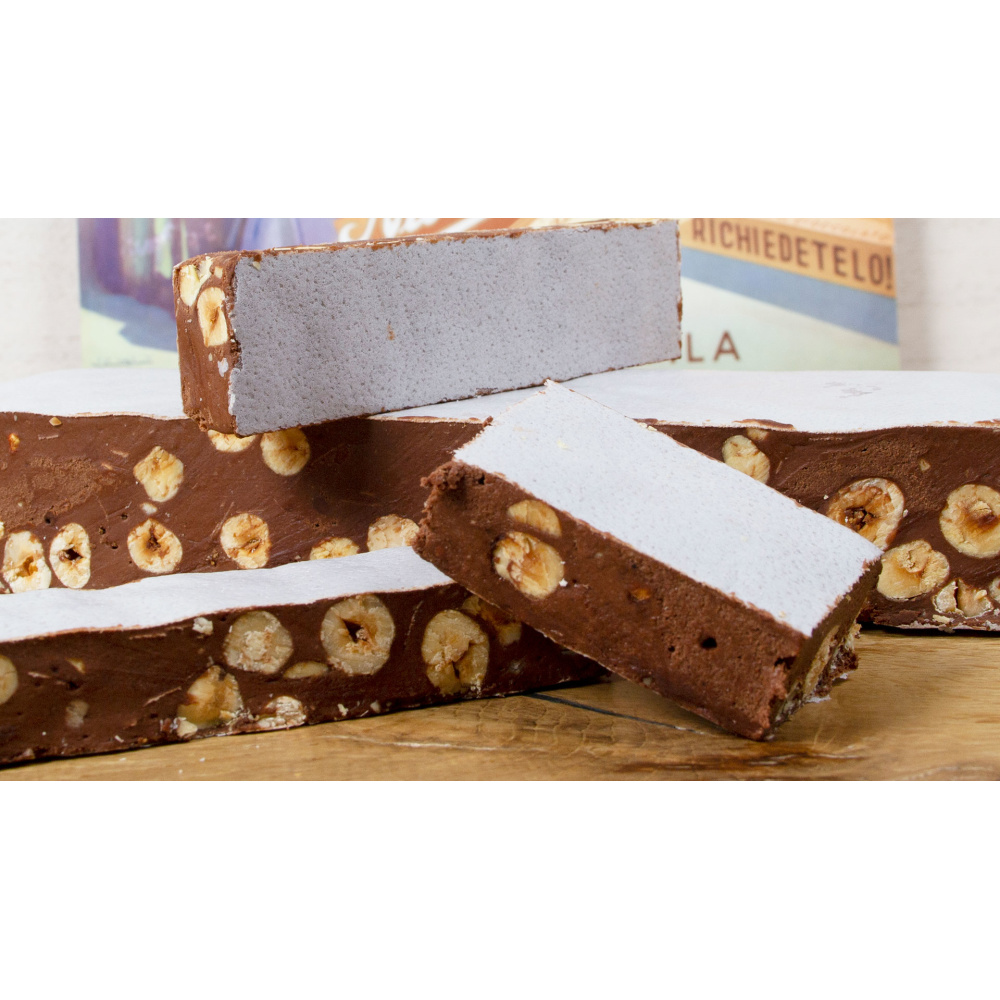 Sorelle Nurzia-Torrone Tenero al Cioccolato Fondente Extra - scatola N.5 Stecche - immagine 4