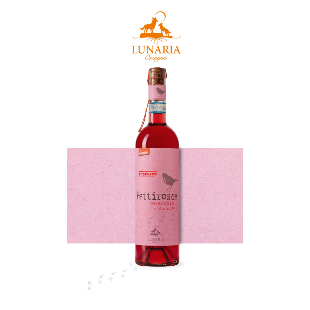 Bio Cantina Orsogna-Lunaria Pettirosce cerasuolo d’abruzzo DOP