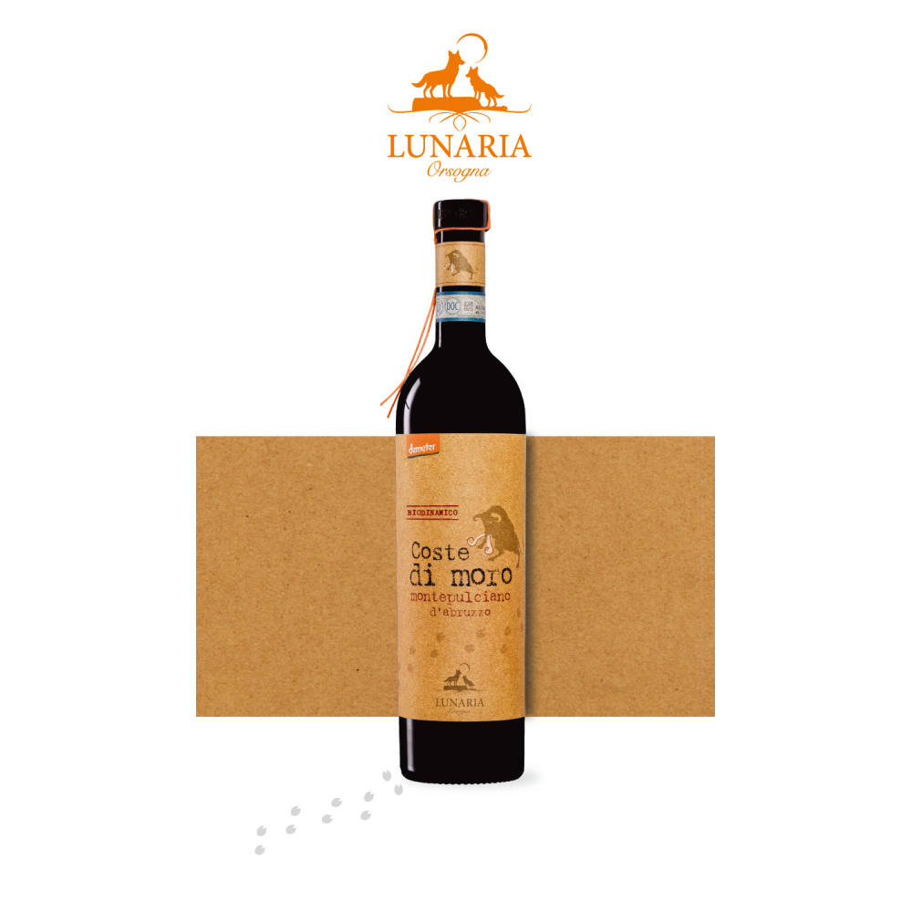Bio Cantina Orsogna-Lunaria Coste di Moro montepulciano d’abruzzo DOP RISERVA