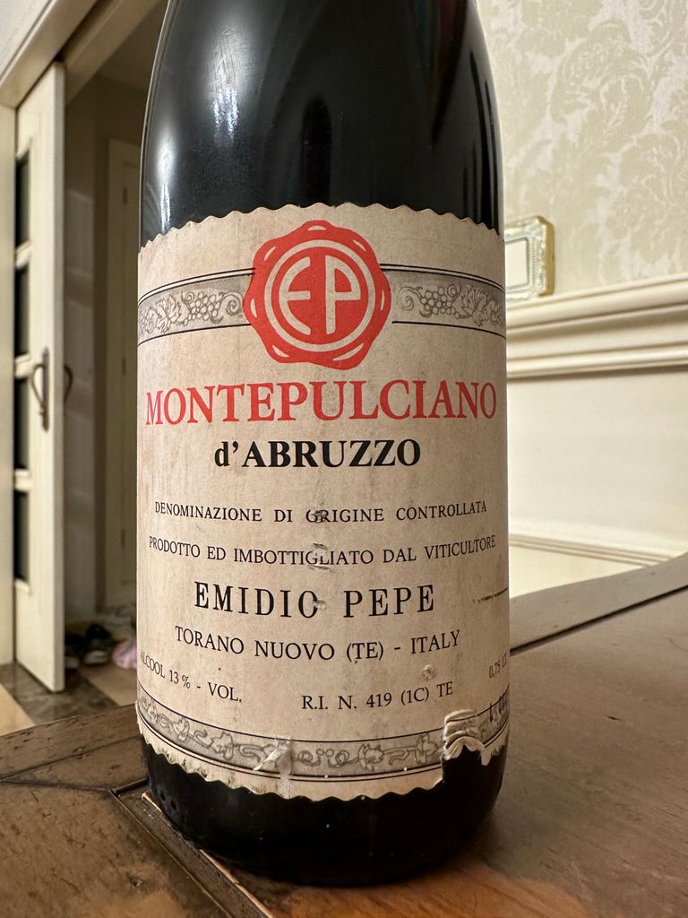 "Emidio Pepe" Montepulciano annata 1983 - immagine 2